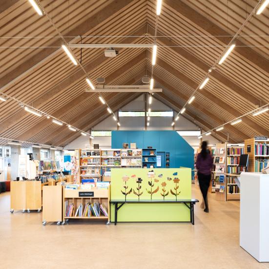Borup Bibliotek. Foto: Trine Sand Skjøldberg
