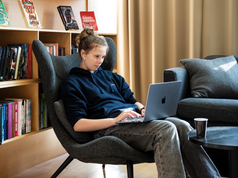 Herfølge Bibliotek. Foto: Trine Sand Skjøldberg