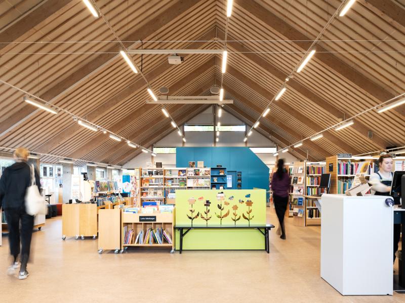 Borup Bibliotek. Foto: Trine Sand Skjøldberg