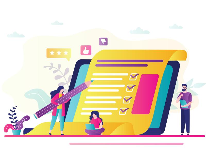 Illustration spørgeskema online