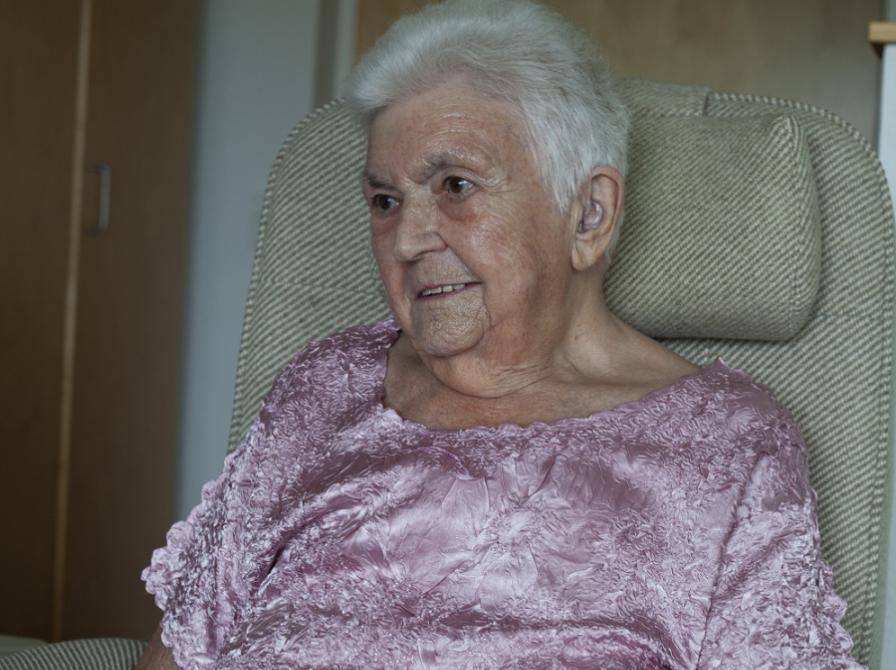 Karen Margrethe Andersen fra bogen "Fortællinger fra de ældre i Køge".