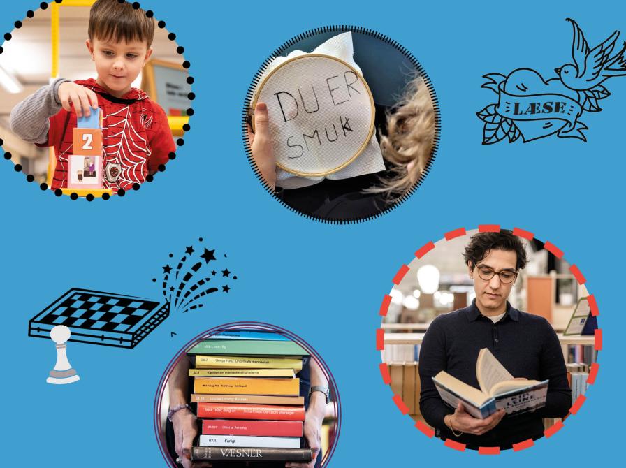 KøgeBibliotekernes nyhedsbrev - collage