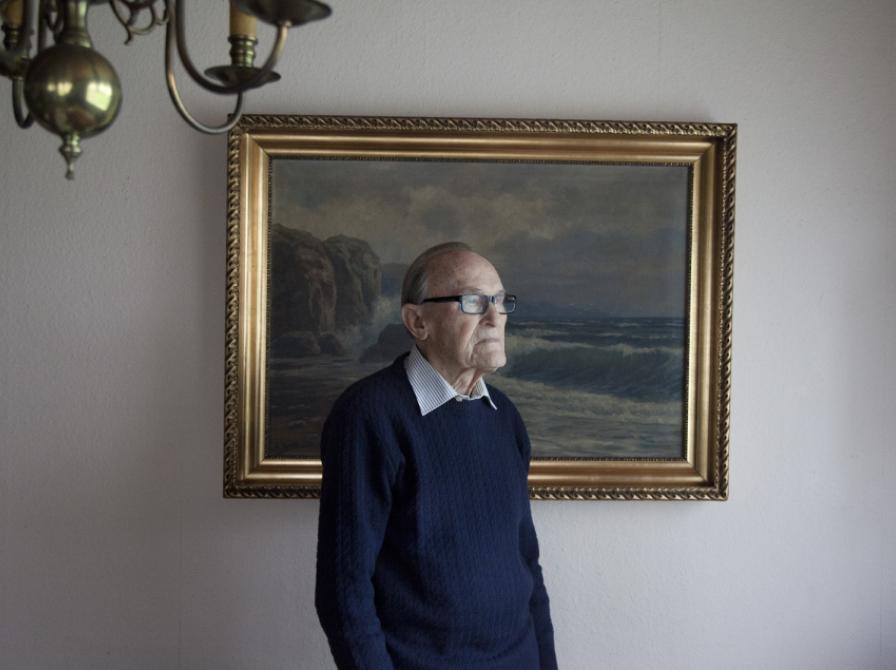 Sven Tage Frederiksen fra bogen "Fortællinger fra de ældre i Køge".