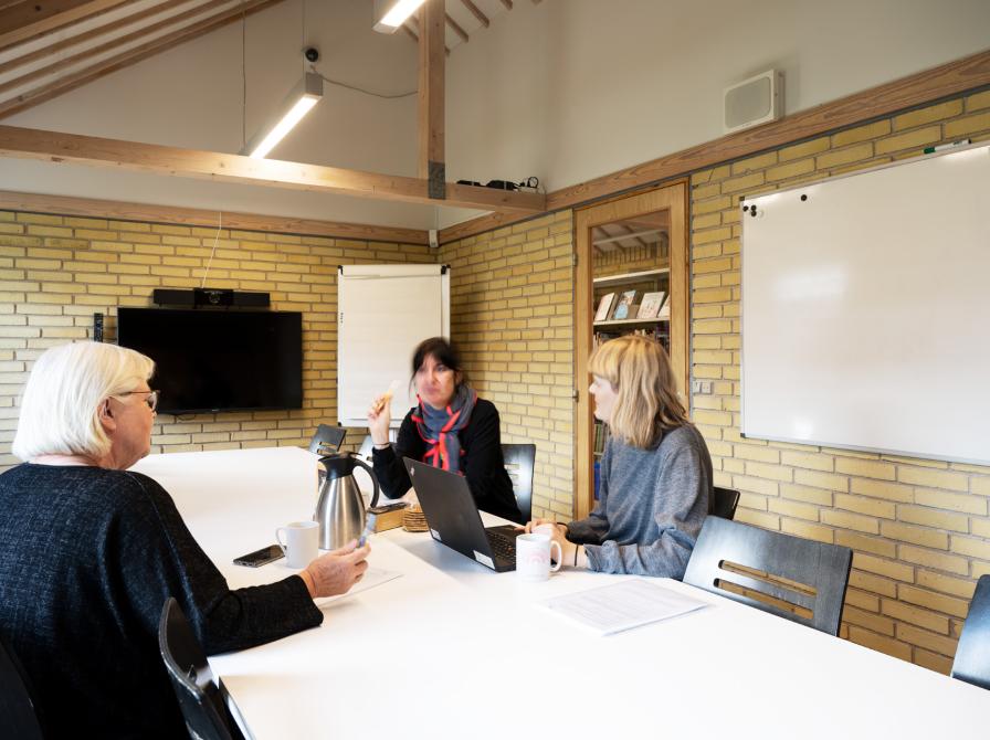 Mødelokalet på Borup Bibliotek.
